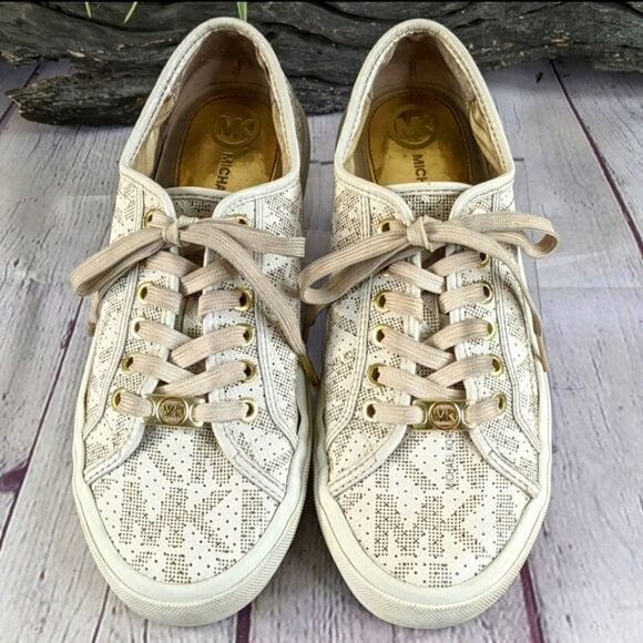 Michael Kors Boerum Jacquard Signature Sneakers - Picture 2 of 11